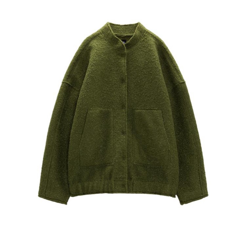 ZARA Moss Green Bomber